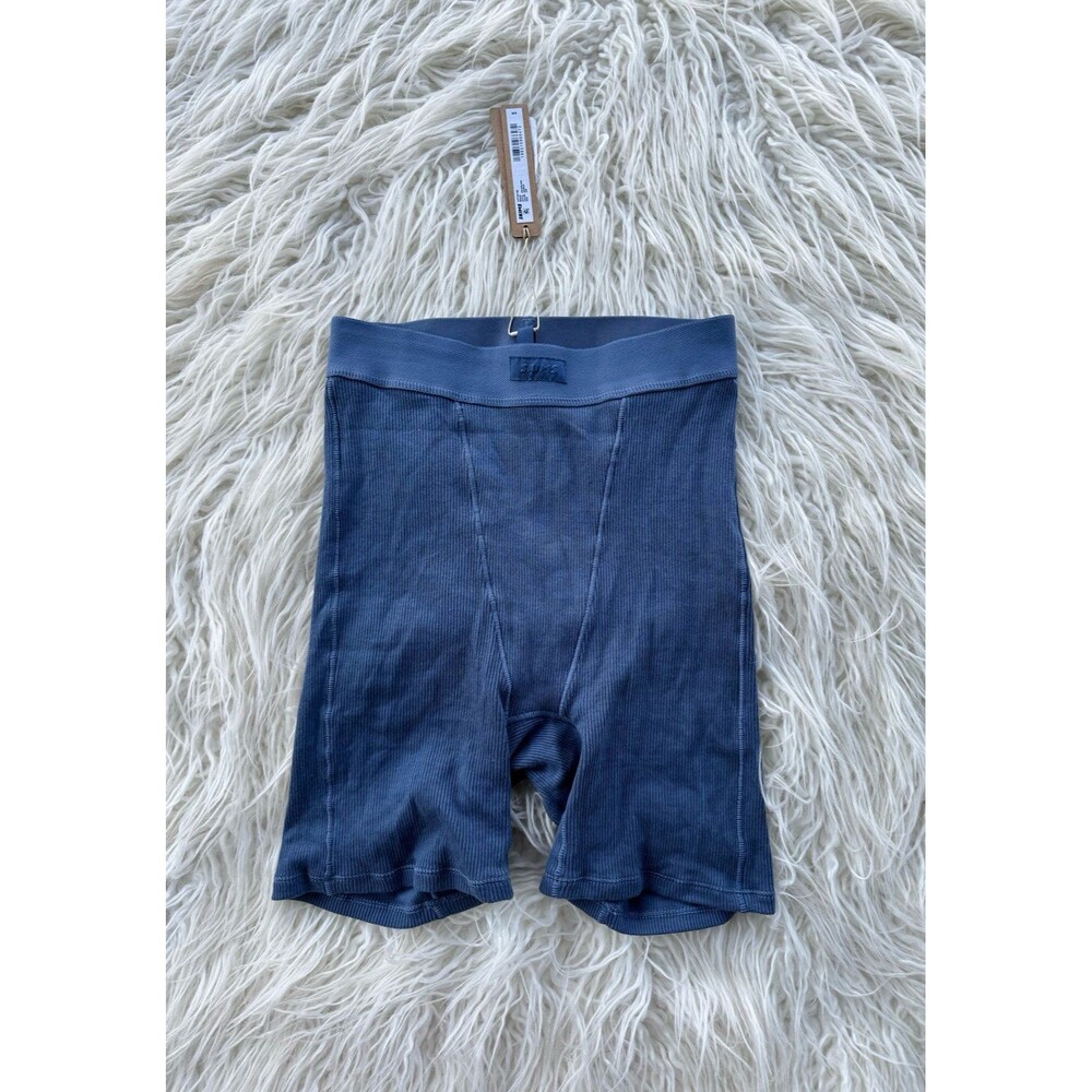 Skims Cotton Rib Boxer Harbor XS - Picture 2 of 7